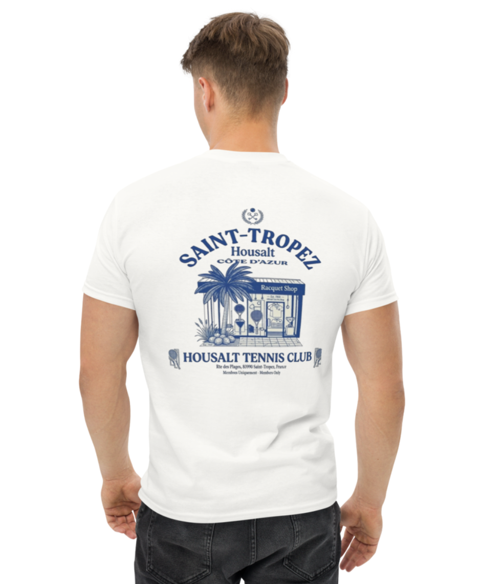 T-Shirt "Housalt Tennis Club" – Édition Saint-Tropez